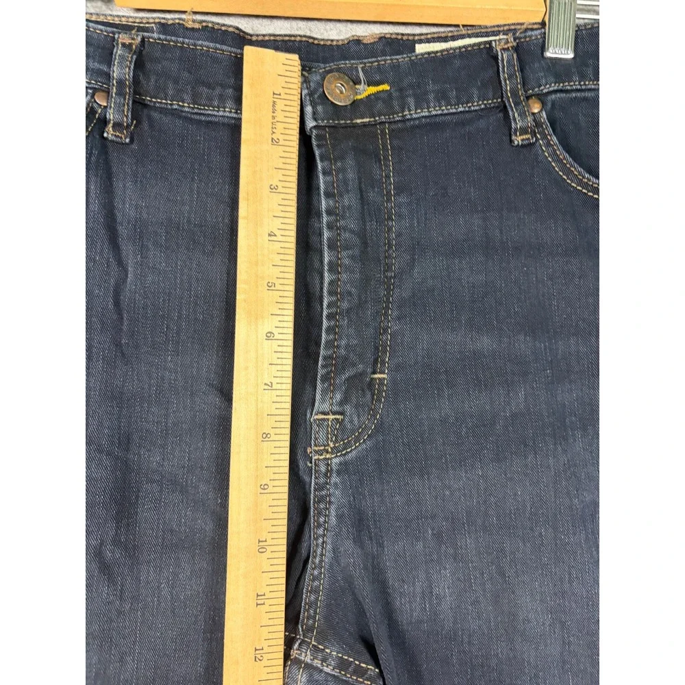 Wrangler Mens FiveStar Premium DenimJeans 36x30 Dark Wash Straight Leg 1095STWDH